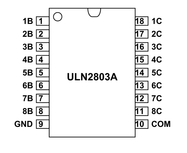 ULN2803A IC Pinout, Equivalents, Features, Working & Datasheet - 乐鱼全站app下载