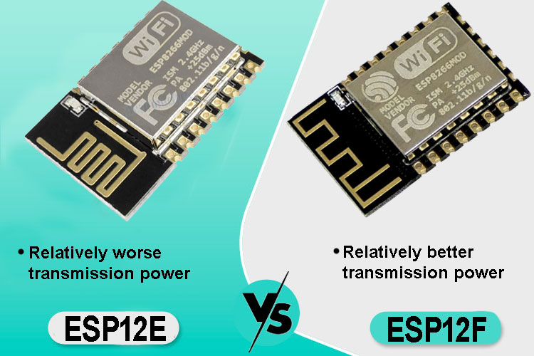 ESP12E vs ESP12F Wi-Fi module